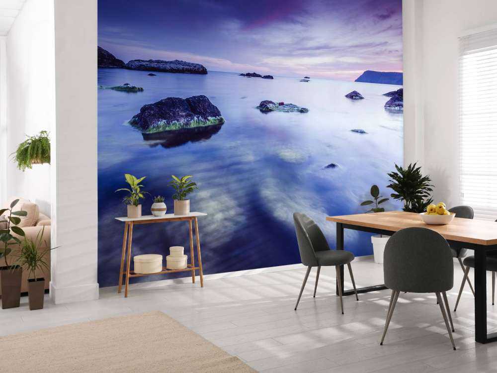 De Zwarte Zee in de avond