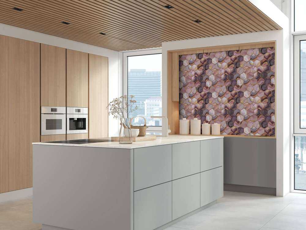 Kleurrijk honingraat