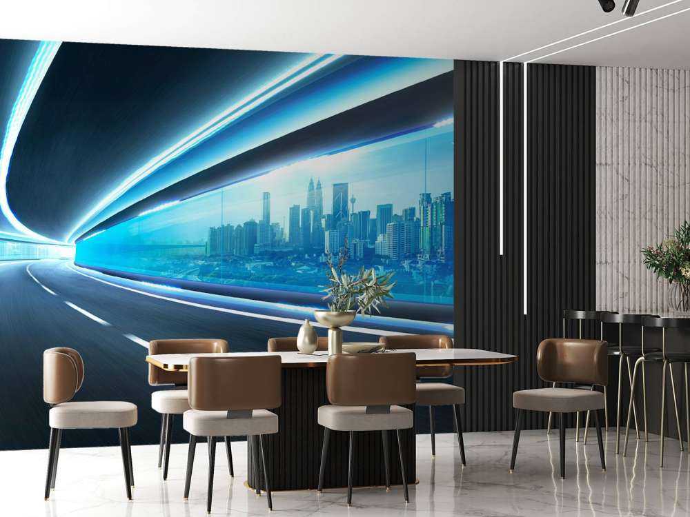 Futuristische tunnel