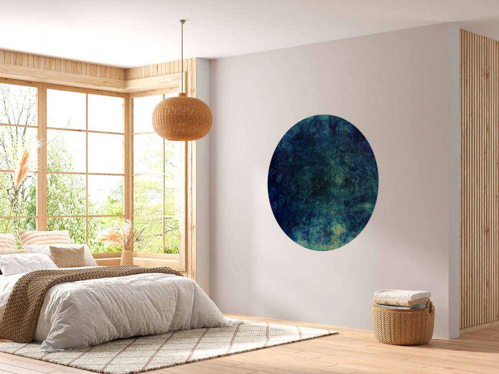 Blauw rook patroon