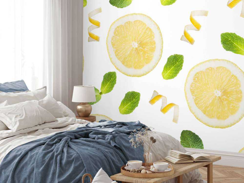 Citroen met munt print