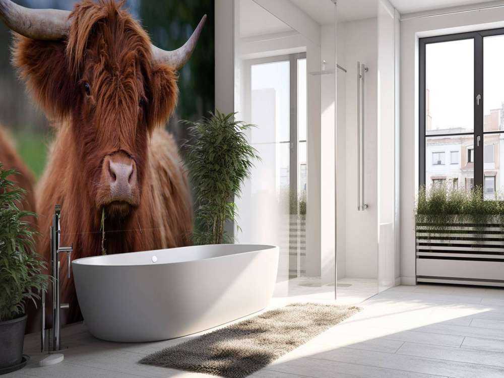 Bruine Hooglander van dichtbij