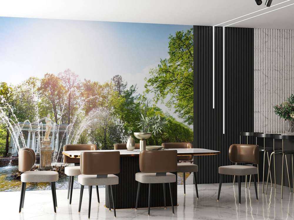 Adam en Eva fontein in het Peterhof