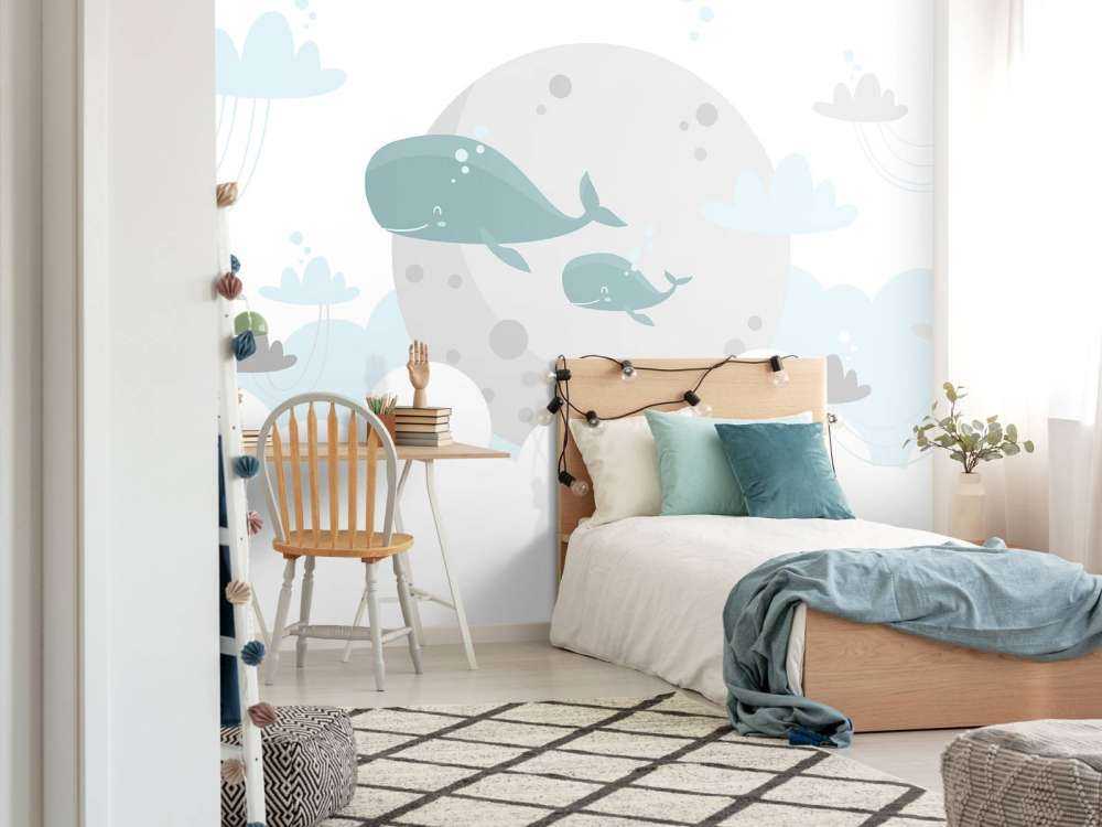 Babydesign met walvissen