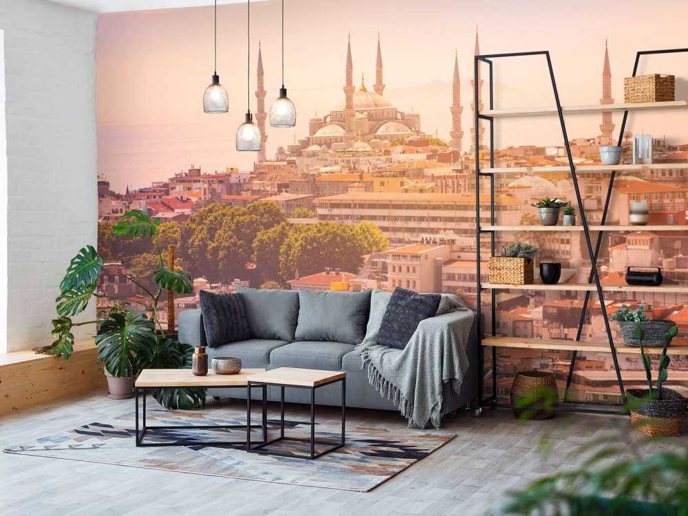 Istanbul op een warme dag