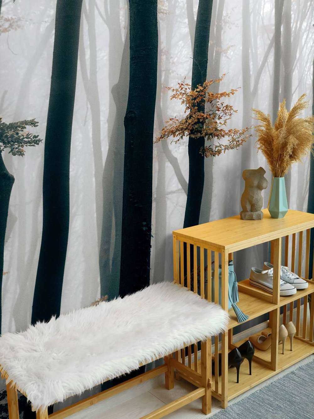 Mist in het beukenbos