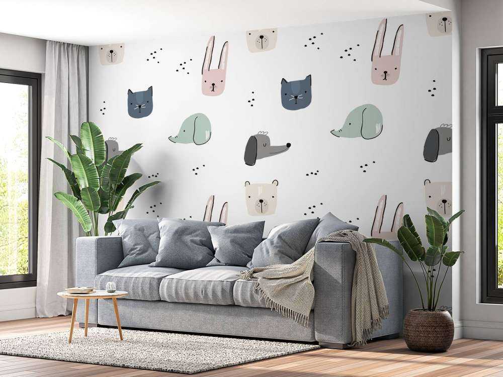 Dieren tekeningen print