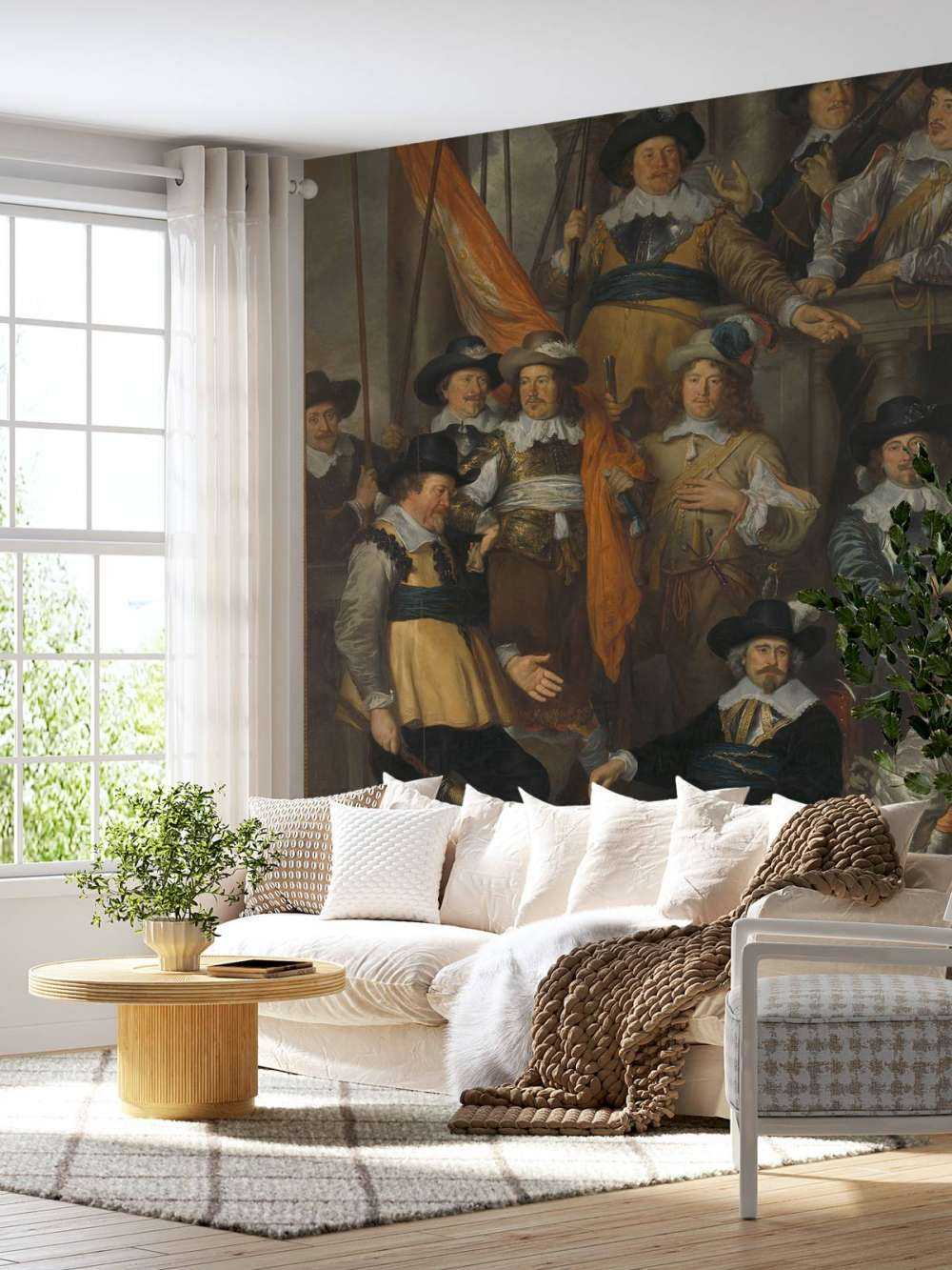 Officieren en andere schutters van wijk XVIII in Amsterdam