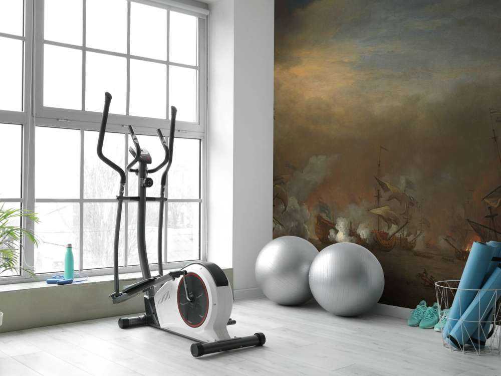 Gevecht tijdens de zeeslag bij Kijkduin