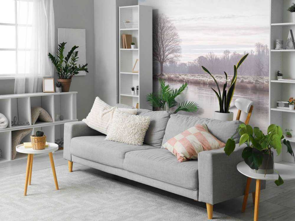 Verlaten winter landschap