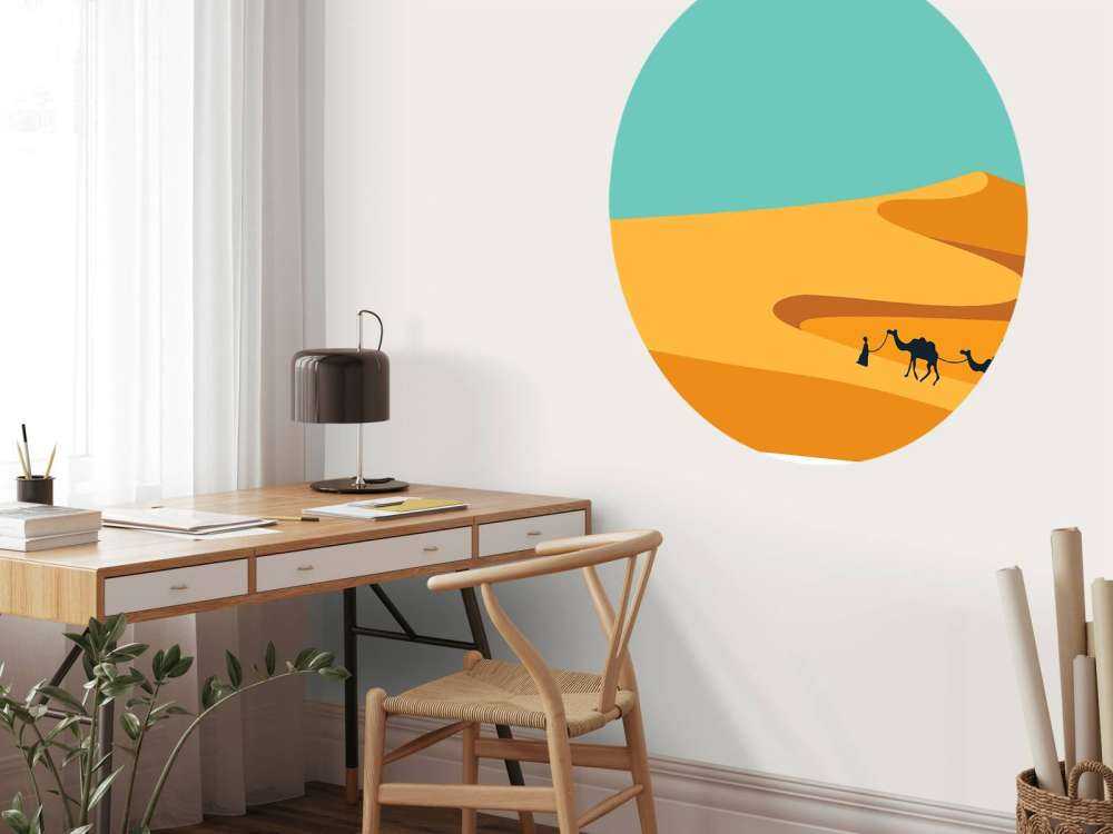 Mensen in de woestijn