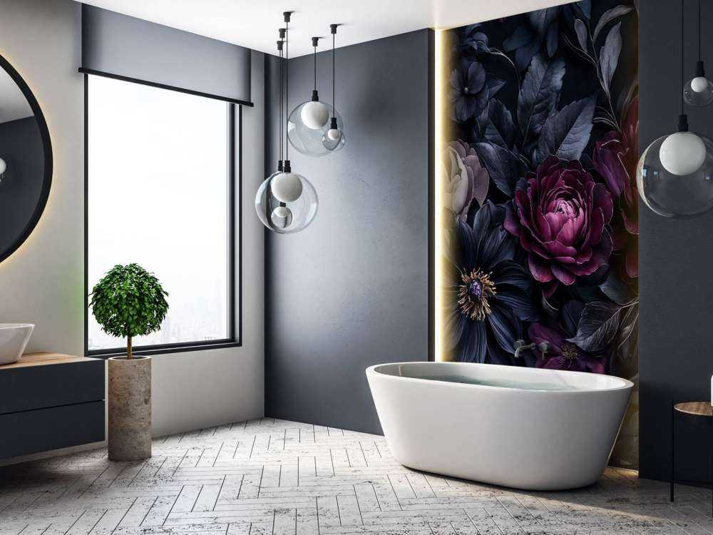 Mystic moody baroque midnight garden delight
