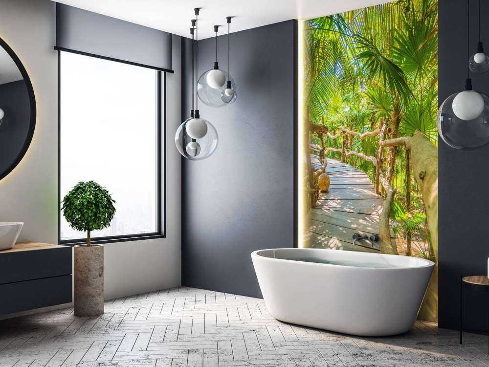 Tropische jungle brug