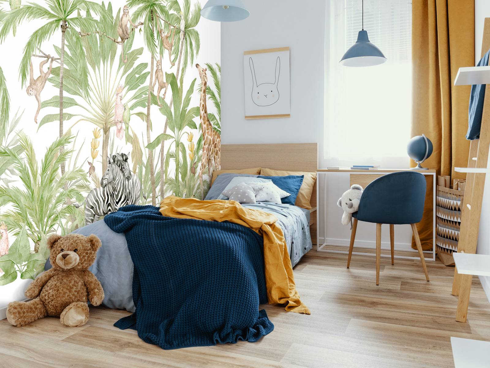 Waterverf jungle dieren