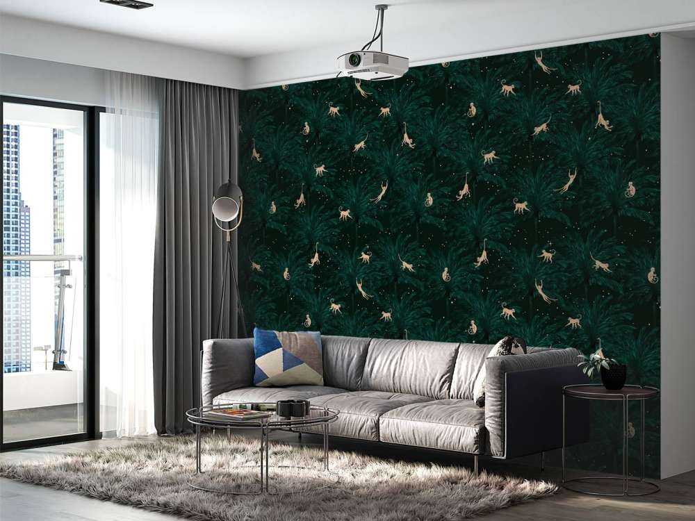 Tropische apen - groen