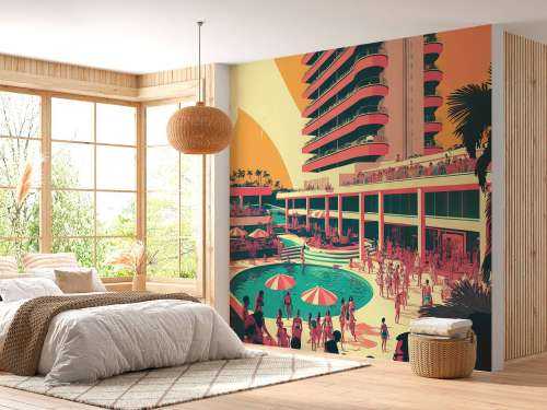 Resort illustratie