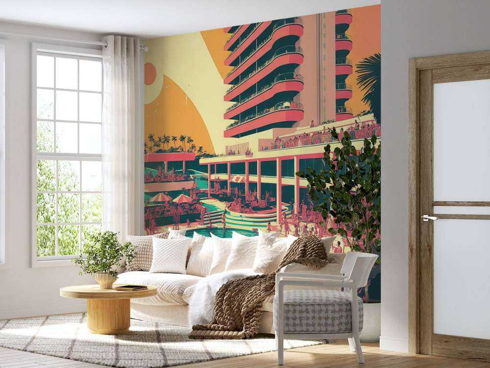 Resort illustratie