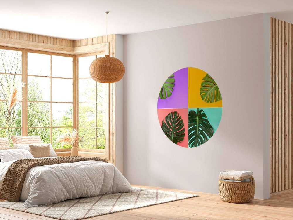 Plant met verschillende kleuren