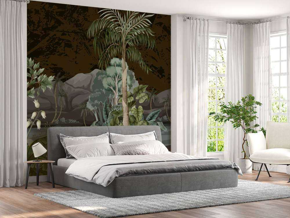 Jungle landschap met rivier