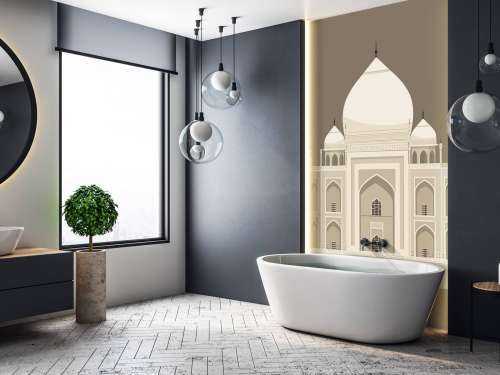 Illustratie van Taj Mahal