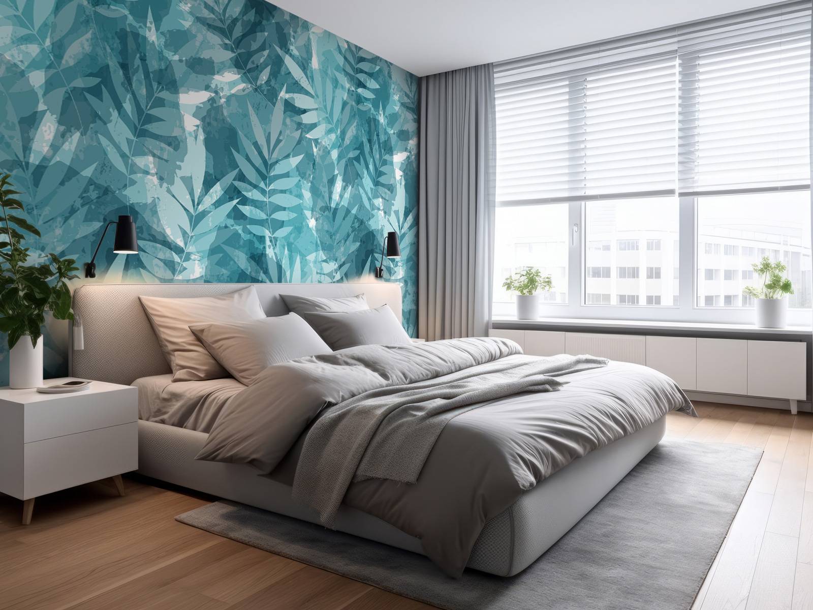 Aquarelbladeren