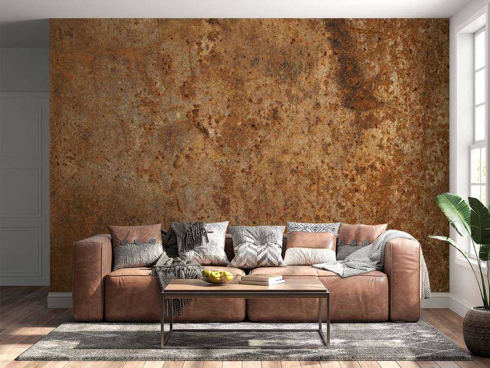 Geroeste metaaltextuur