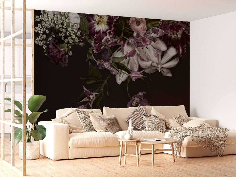 Bloemen muur