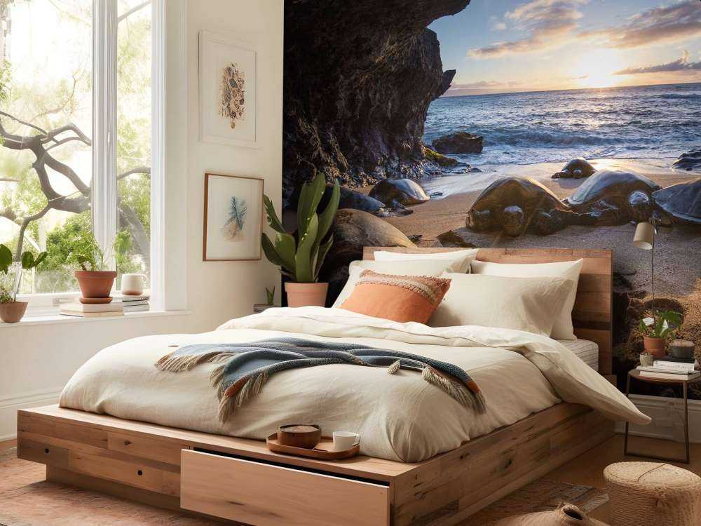 Schildpadden in een grot