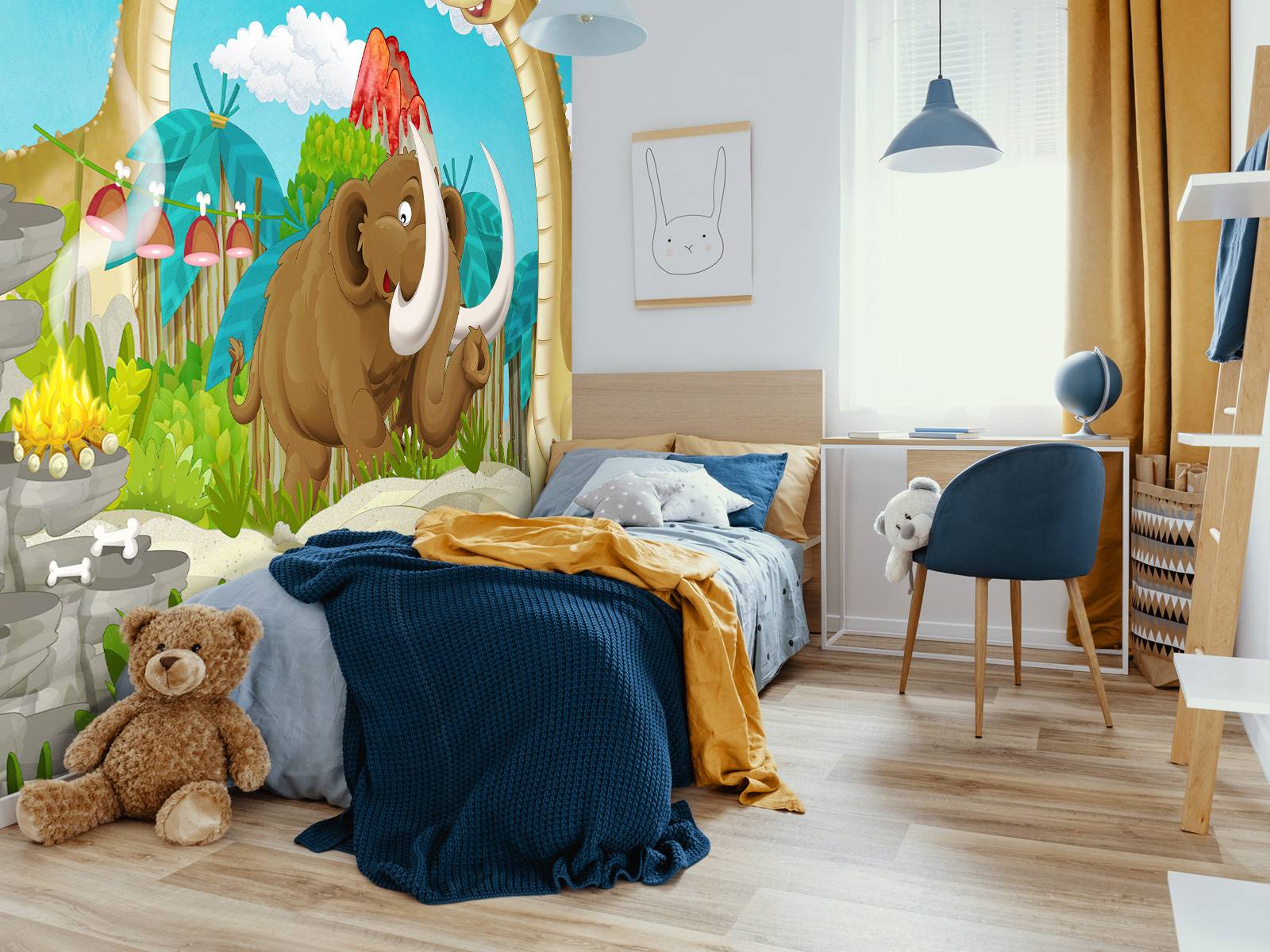Dino's en een mammoet