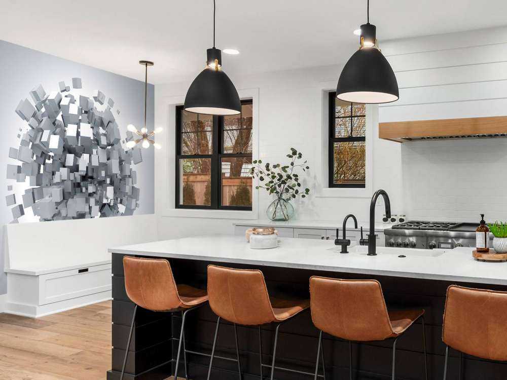 Witte blokjes explosie