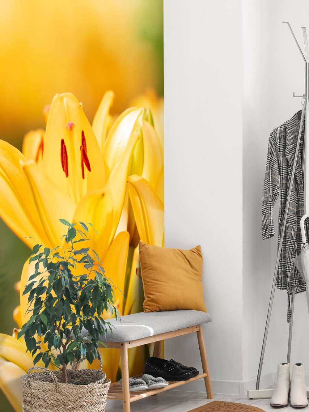 Bloeiende gele bloem