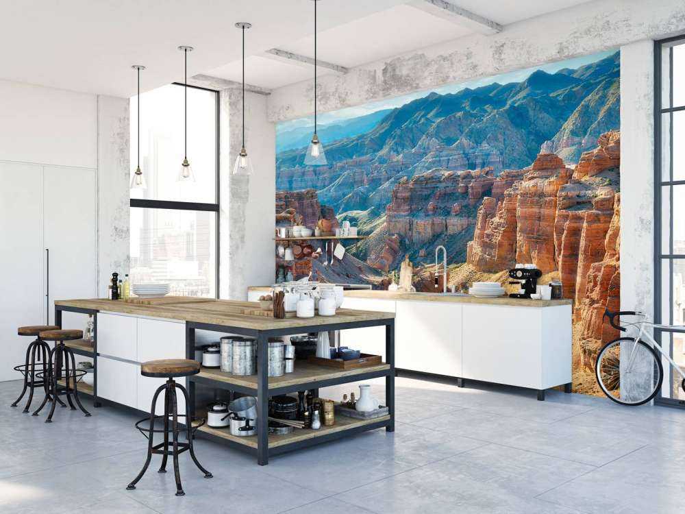 Charyn Canyon in Zuidoost-kazachstan