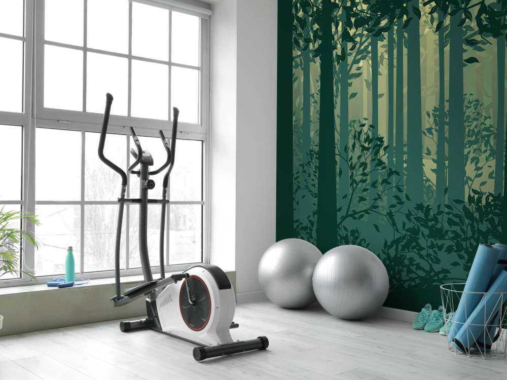 Abstract boslandschap