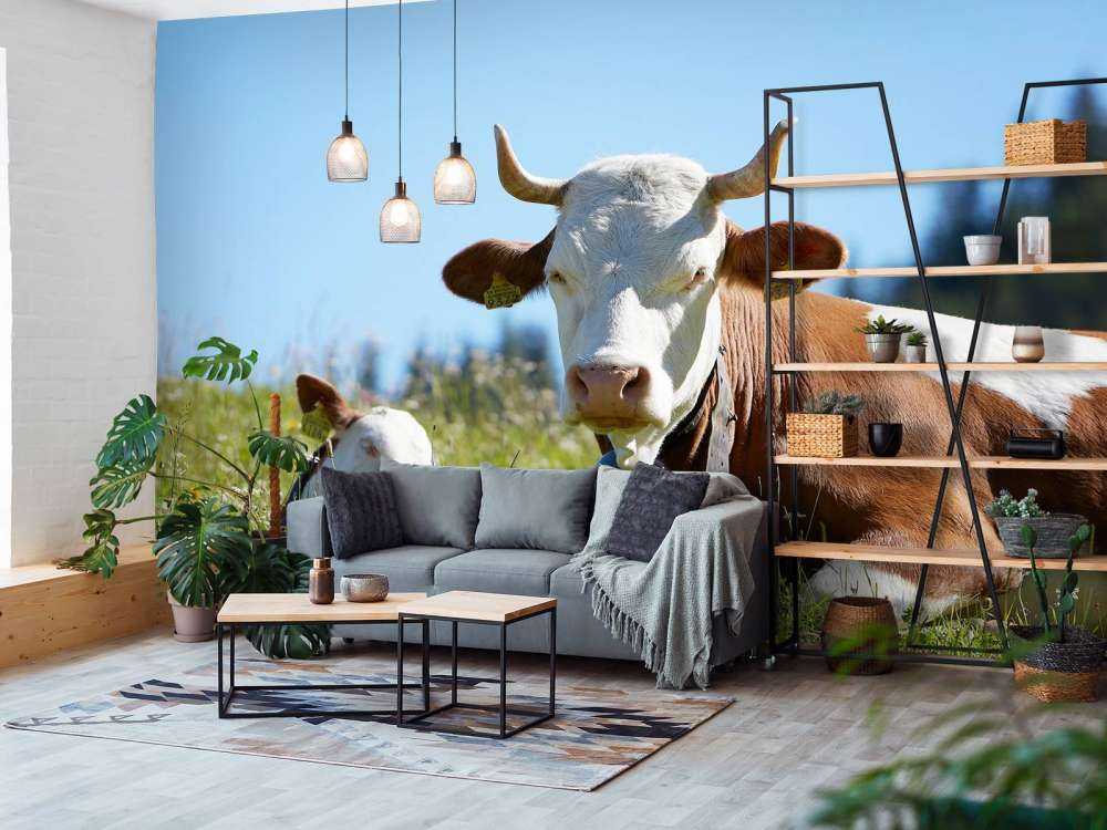 Liggende Koe en Kalf