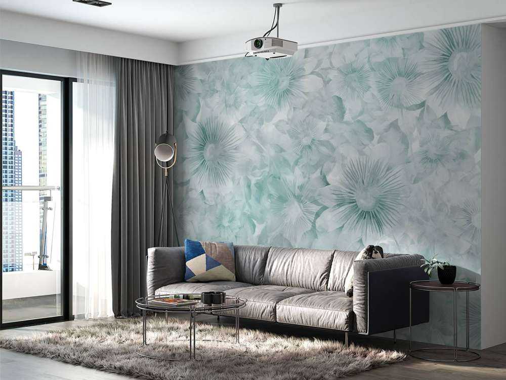 Botanical Watercolor Elegance Icy Mint