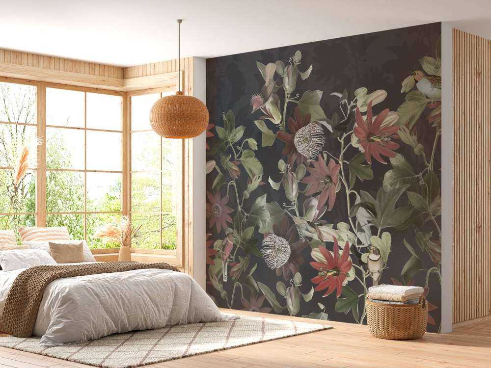 Seven Birds in Enchanted Foliage - Twilight Serenade