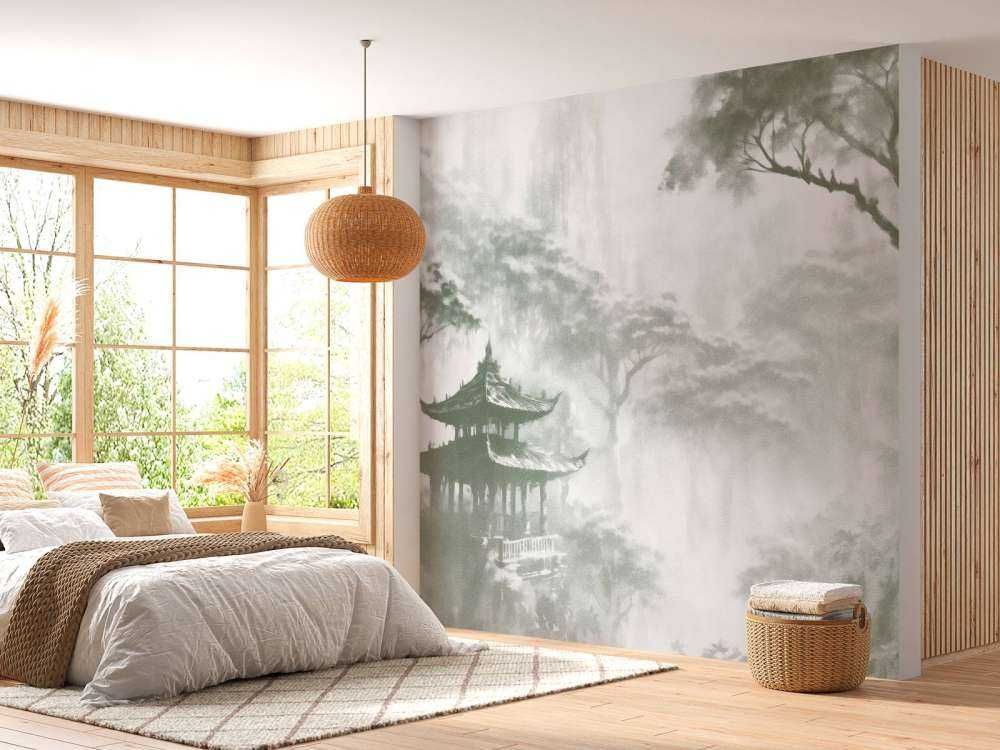 Nevelig Oosters Paviljoen, groen