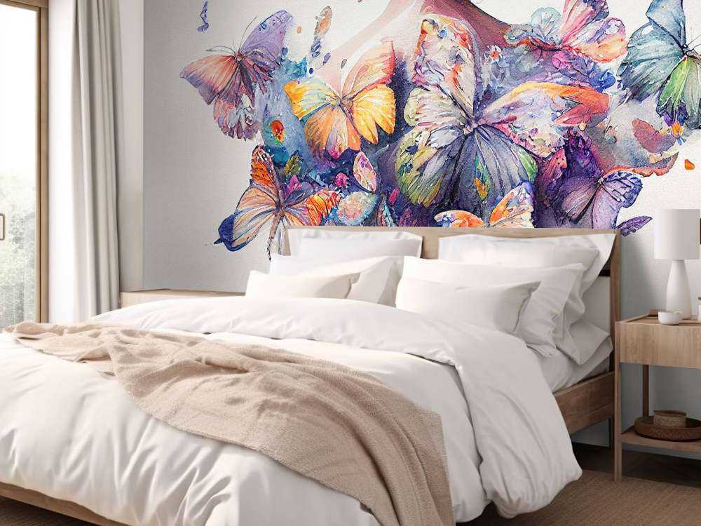 Watercolor Butterfly Woman Body #1