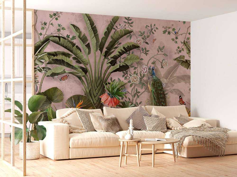 Pauw in Tropische Schoonheid