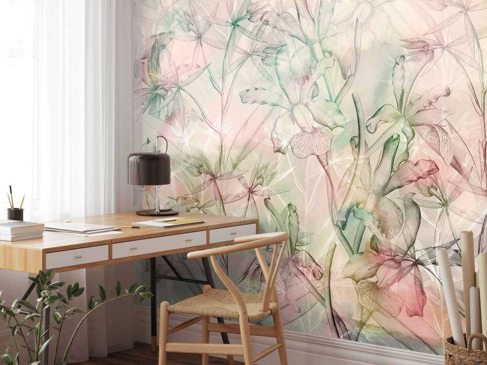 Orchid Mirage in Soft Pastels