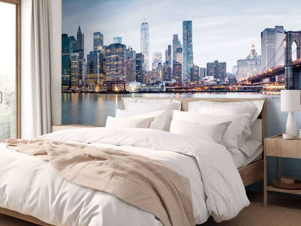 New York City zonsondergang