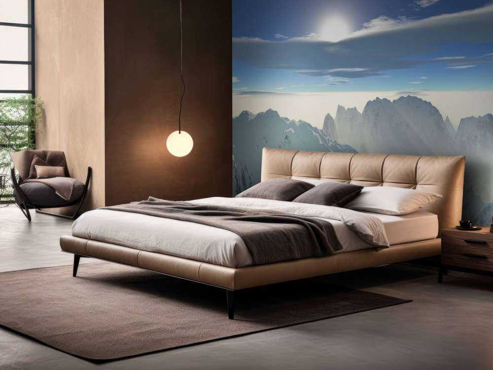 Besneeuwde bergtoppen panorama