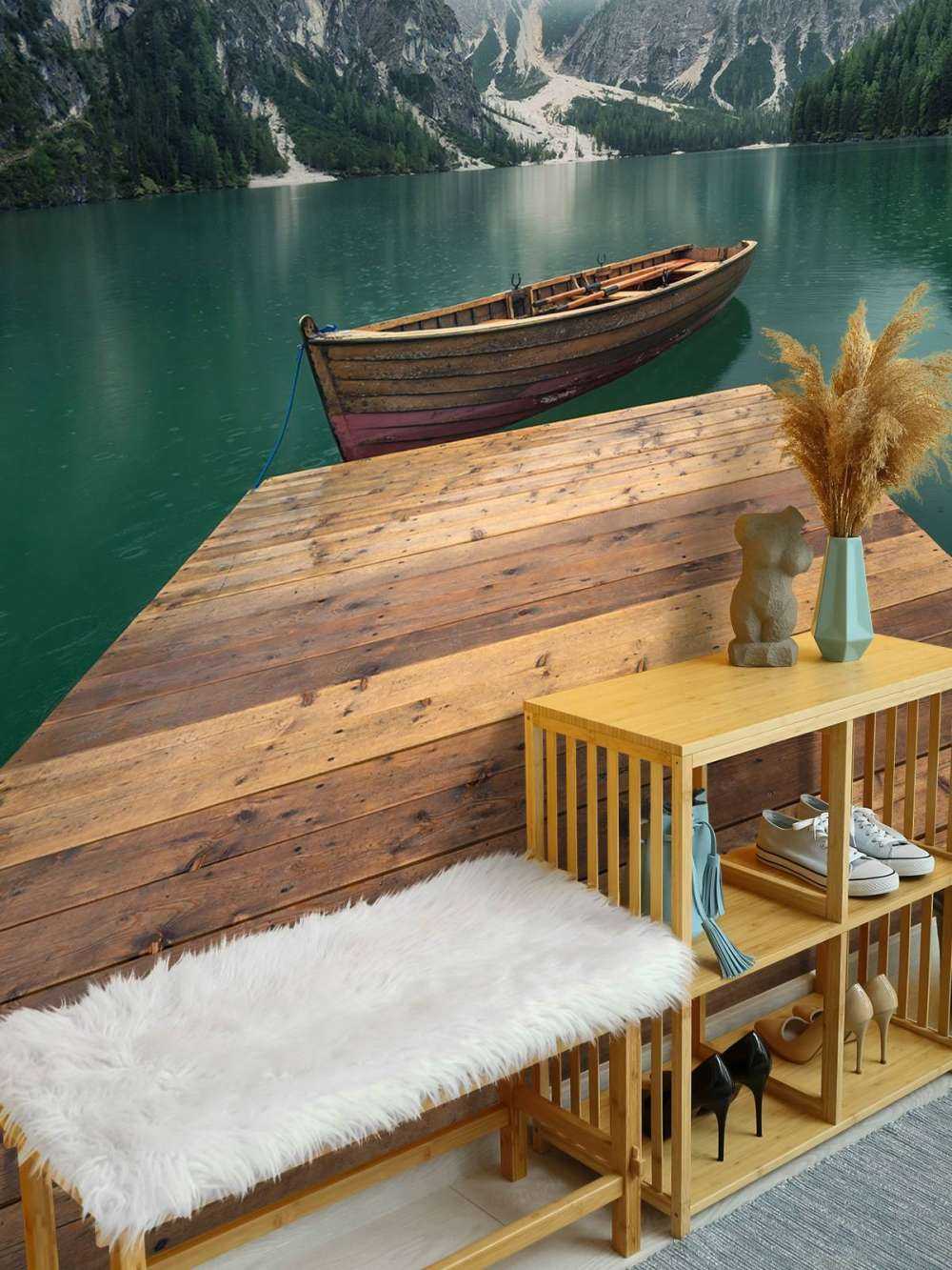 Bootje aan de steiger