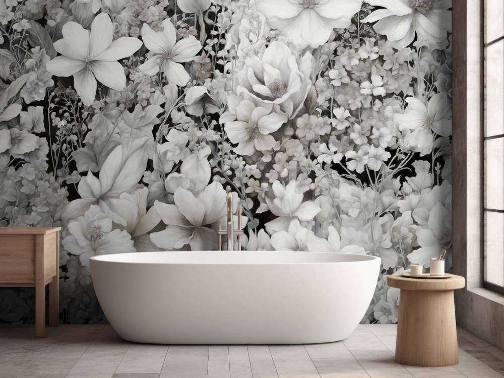 Flower festivalSEAMLESS Beige