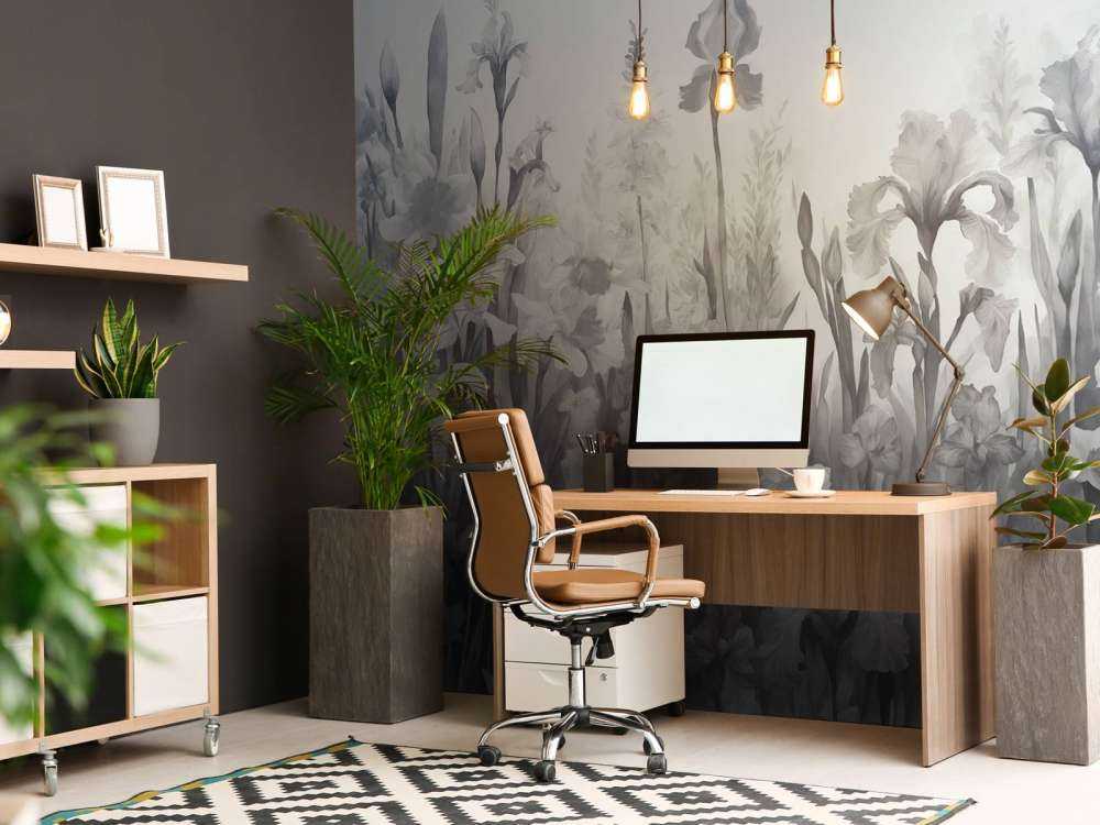 Fragrant spring Navy Blue