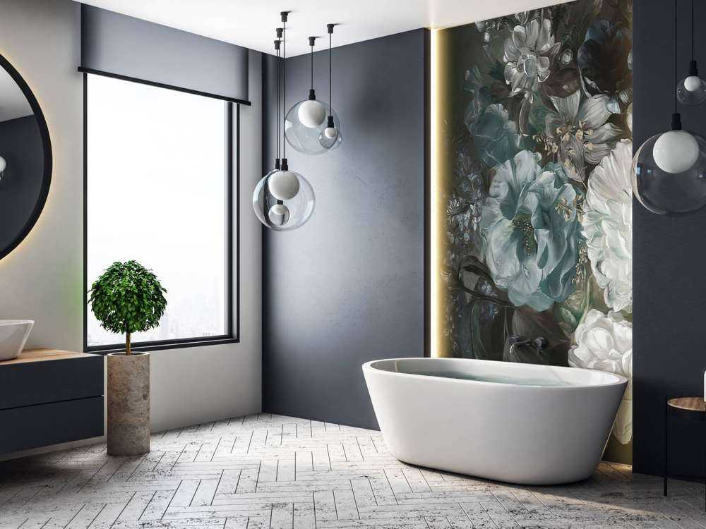 Bouquet with lilac Blue