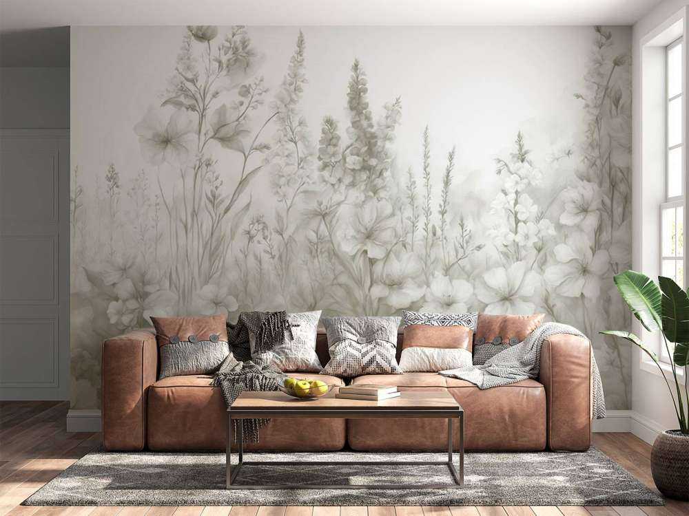 Tender English garden - mint green