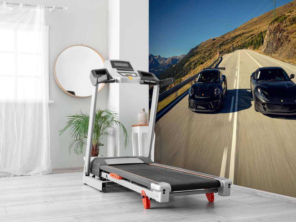 Zwarte supercars in bergen