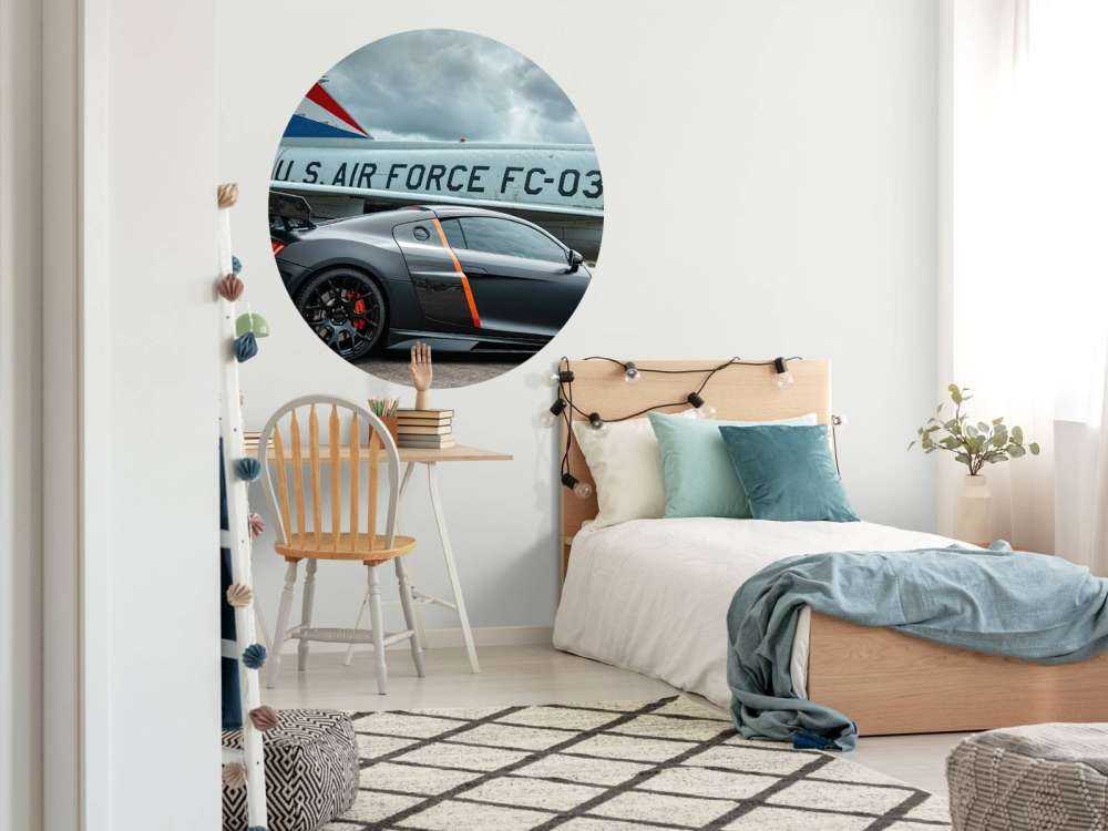 Audi R8 in stealth stijl