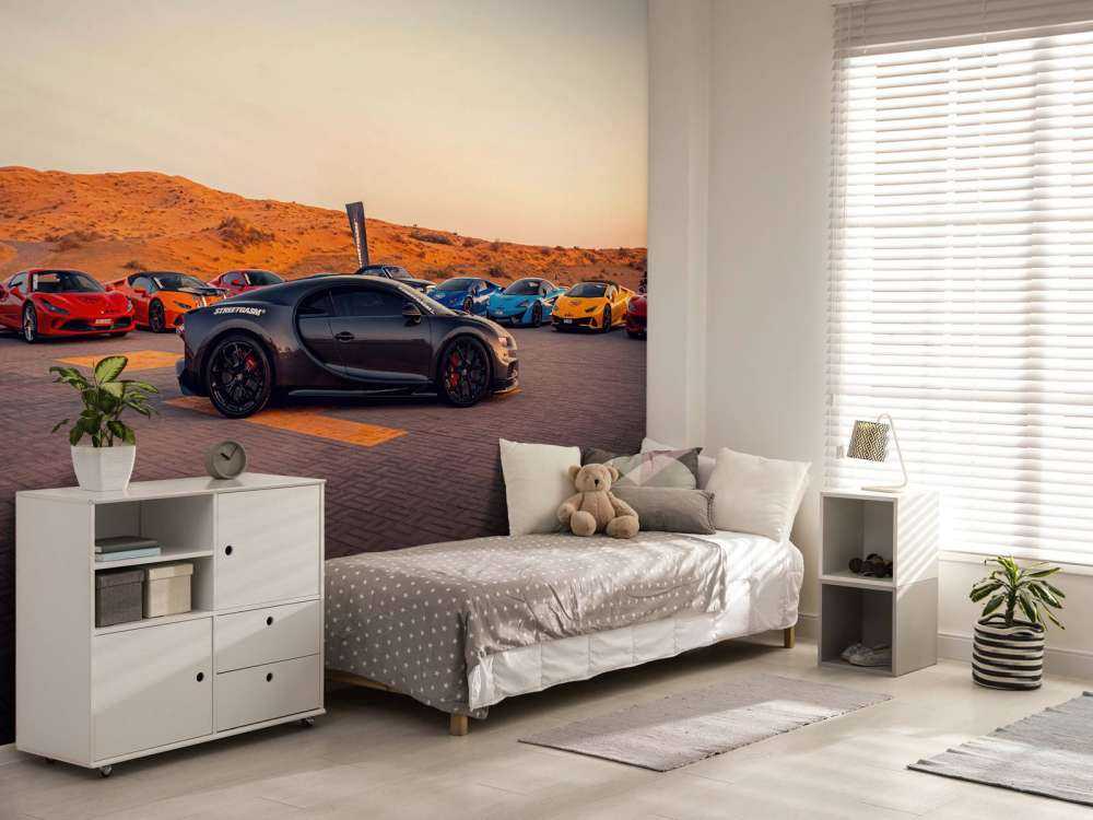 Bugatti Chiron en vrienden